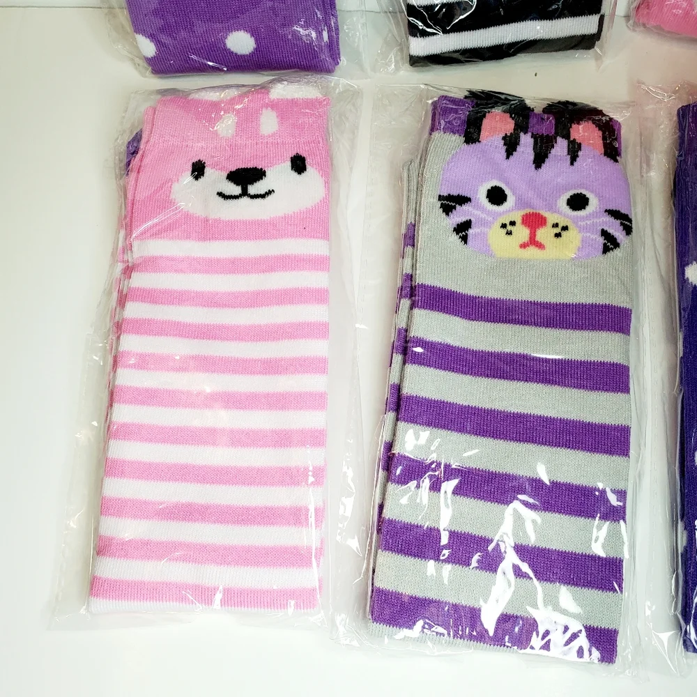 Girls Knee High Socks 6 Pack